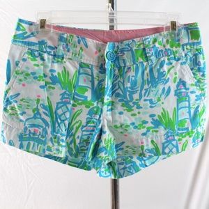 SOLD. Lilly Pulitzer Walsh Short High Beams Lighthouse 2